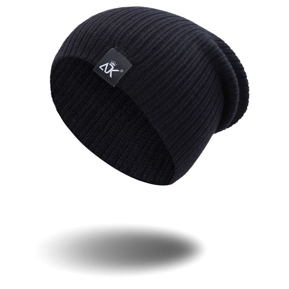 Novos Gorros de Outono Inverno para Mulheres Homens Chapéus de Malha Quentes Feminino Gorro Folgado Aquecedor Boné Feminino Macio Confortável