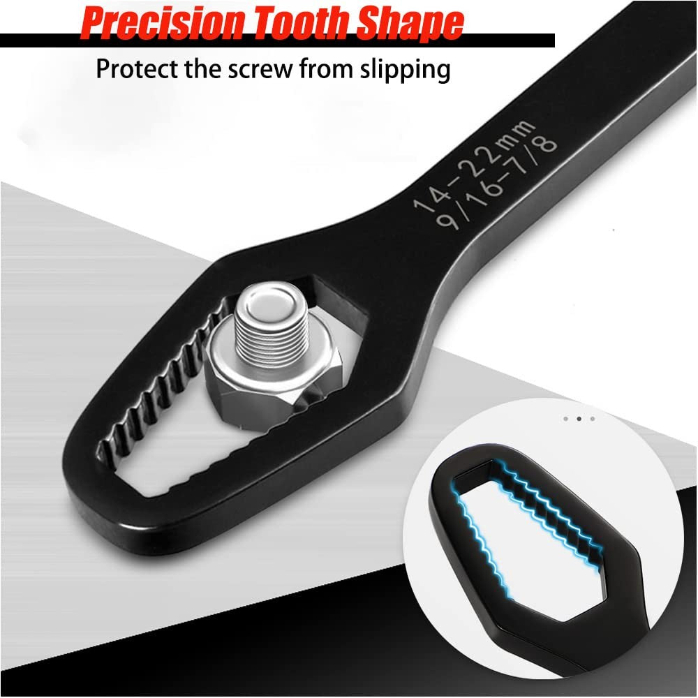 Chave Torx Universal para Carro 8-22mm Chave Autoajustável de Aperto Automático Chave Torx de Duas Pontas Chave Torx Ferramentas Manuais Novo