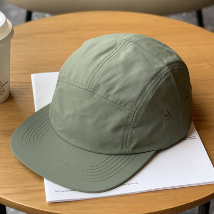 Quick-drying 63cm Large Flat Baseball Cap Men  Women Light  Breathable Sports Short Brim 5 Panel Running Hat Nylon Hats for Men