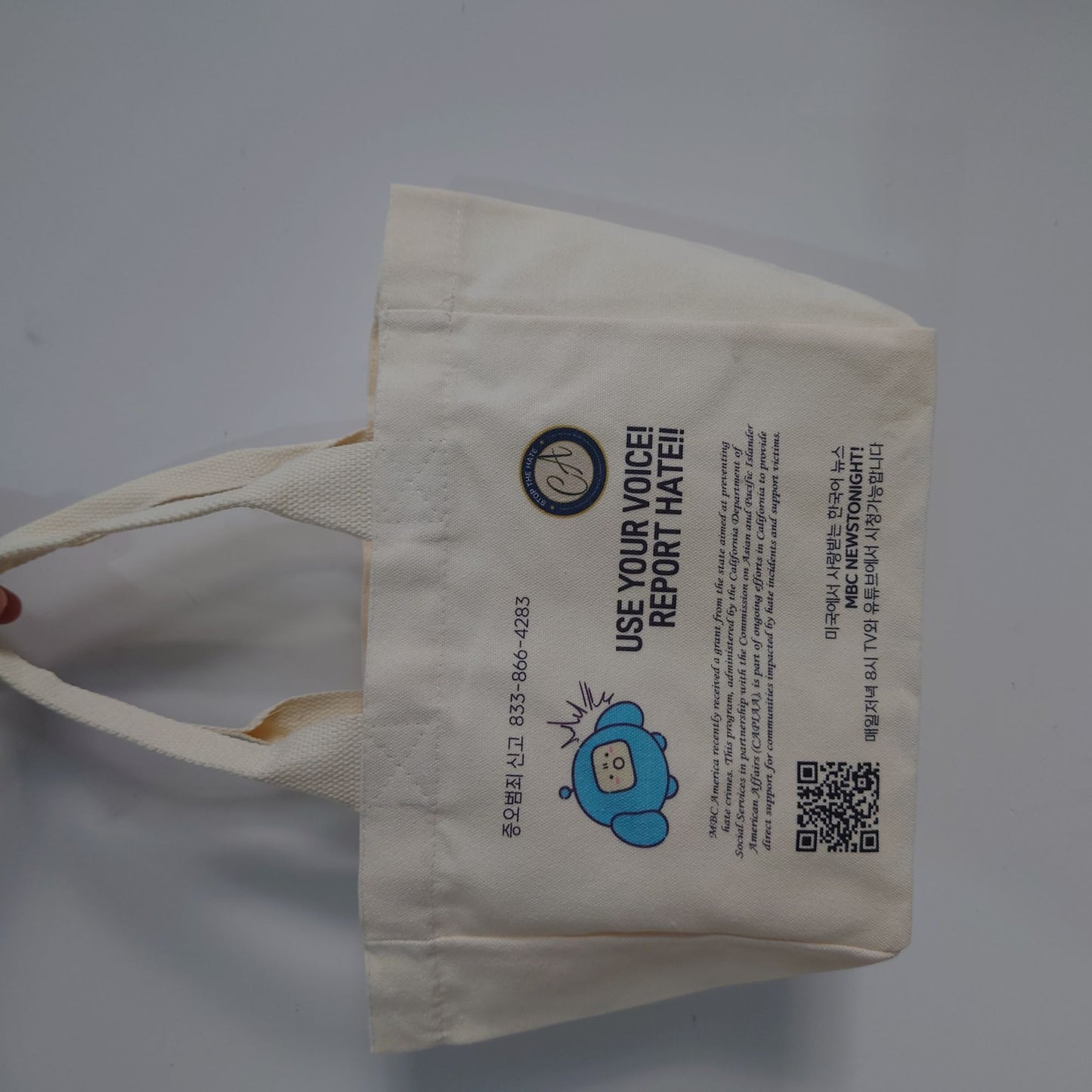 Wholesale 100pcs/lot Recycled Reusable Daily Handbag Custom Logo Cotton Canvas Tote Bag Convenient Shopping Women Gift Bag