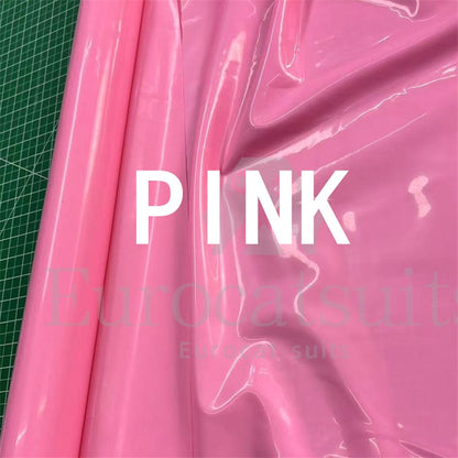 Unisex Pink Rubber Hood Mask Open Eyes and Mouth Full Face Headgear Cosplay Costume Party
