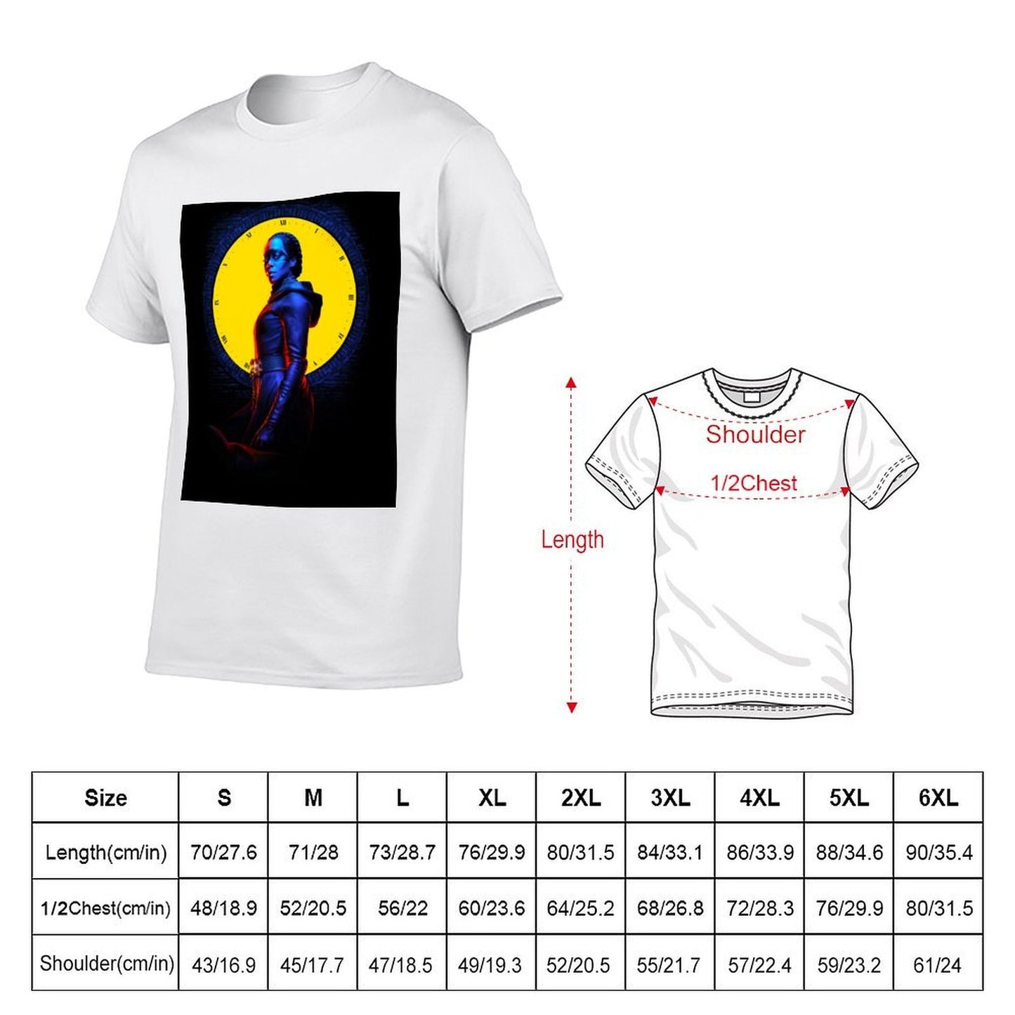 Watchmen HBO T-Shirt cotton t shirts high quality black cotton t-shirt plain for man package T-Shirt