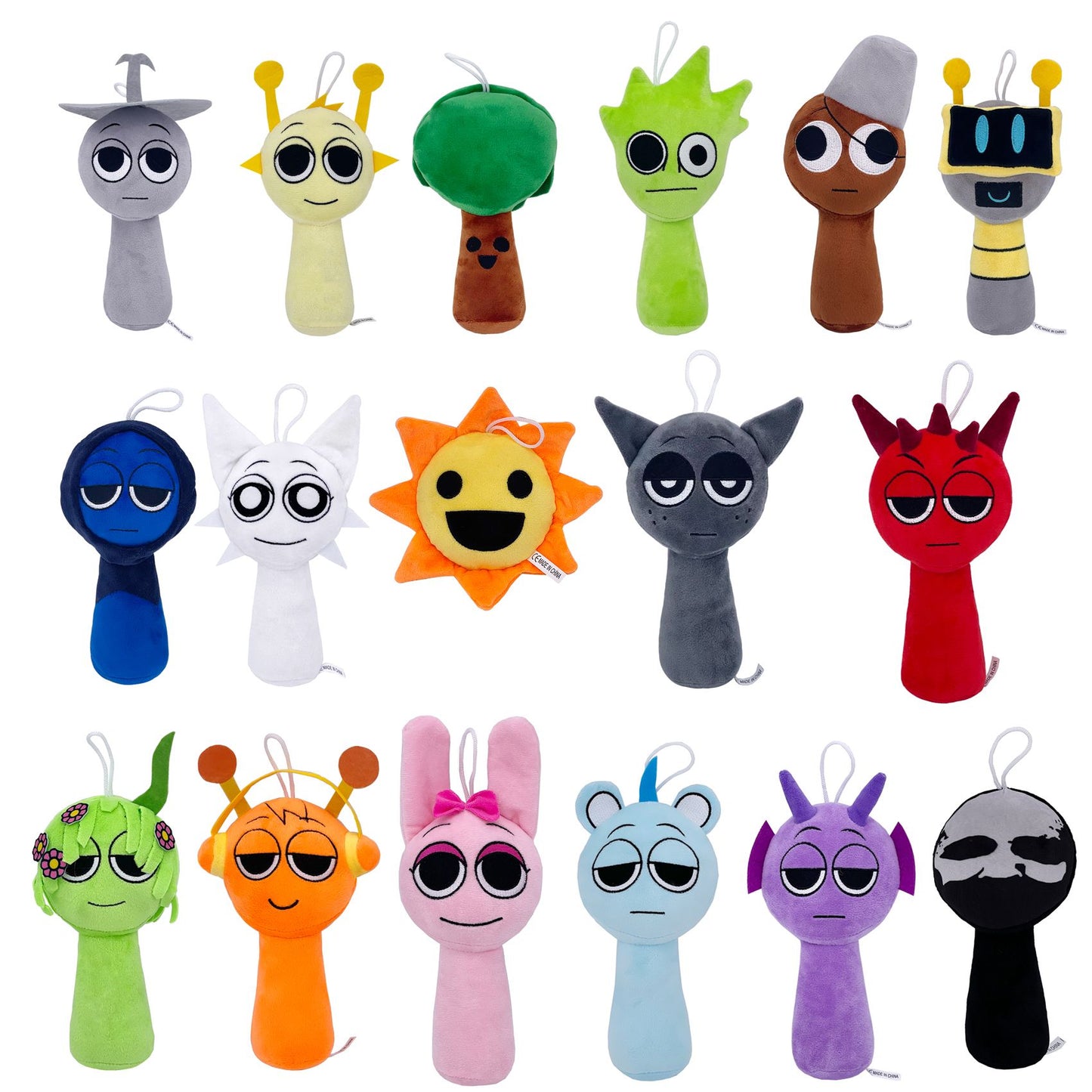 Sprunki Plush Toys Sprunki Plush Doll Sprunki Game Cartoon Pillow Kids Birthday Gifts Stuffed Dolls Christmas Gift