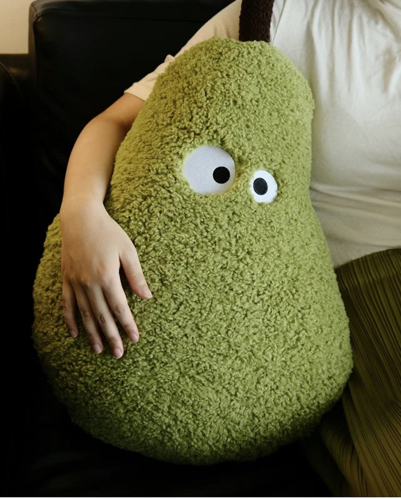 Big Duck Pear Pillow, Sofa Cushion, Girl Bedroom, Bed, Cute Plush Doll, Christmas Birthday Gift