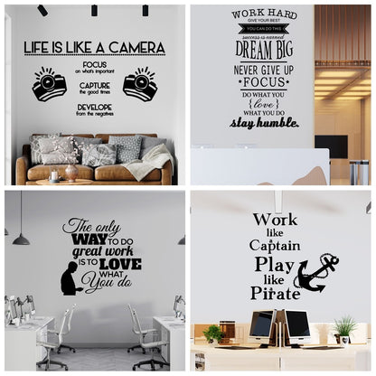 1 pc be amazing today with love words Wall Sticker Home Decor Accessories Decor Living Room home Removable Creative Stickers