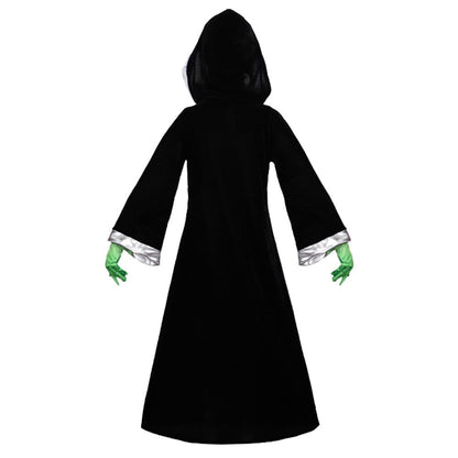 ET Alien Cosplay Costume Zentai Jumpsuit ET Universe Lord Costume Evil Horror Scary Mask Halloween Carnival Mask Set