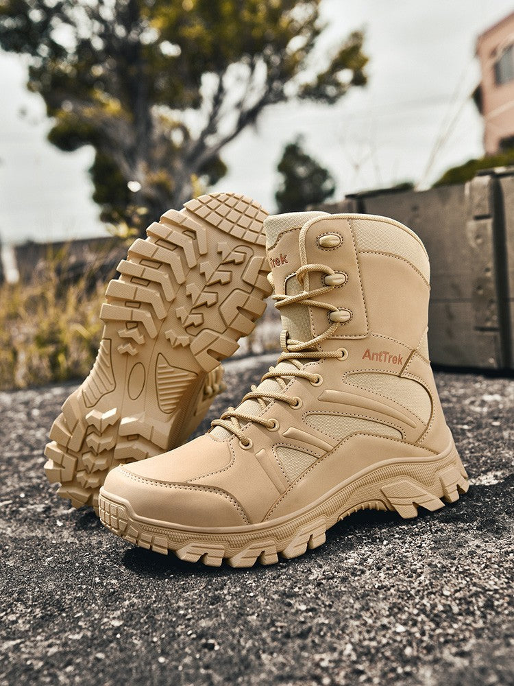 Botas de Caminhada Masculinas de Cano Alto, Casuais, Confortáveis e Quentes