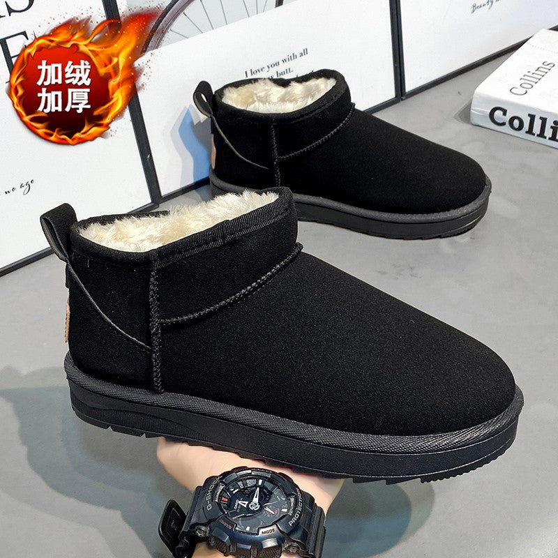 Snow Boots Man Shoes Men Korean Climate Lot Shoes Original High Heel Ankle Boots for You Women Sneakers Brown Boot Mens Shoe