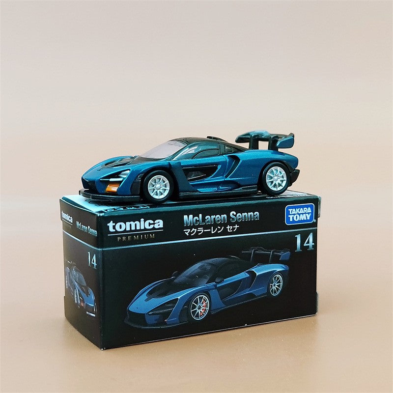 TOMY Mitsubishis JDM Lancer Evo X Carros de liga leve e veículos de brinquedo Modelo de carro em miniatura em escala para crianças
