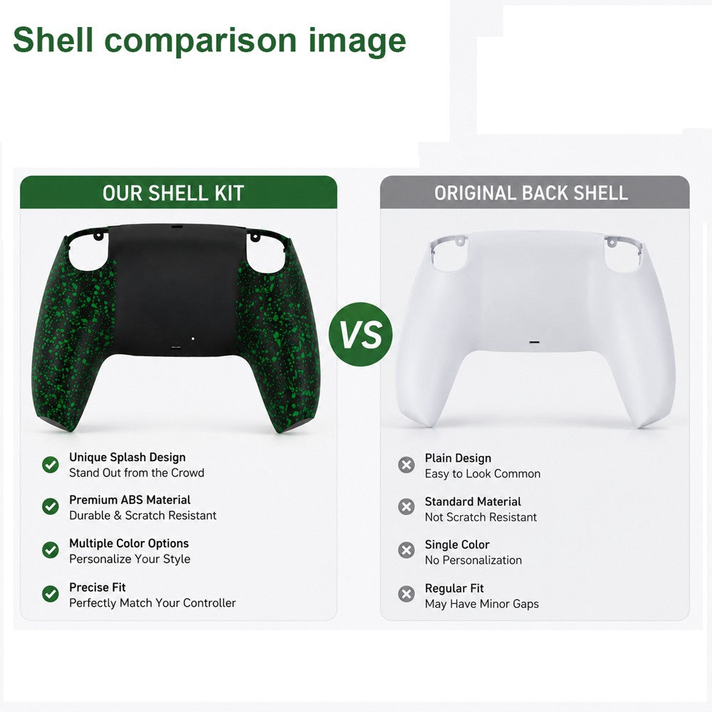 Anti-slip Replacement Front Shell With Touchpad For PS5 Controller Faceplate Cover BDM-010 020 030 040 050 Protective Case Tools