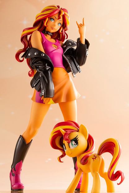 My little Pony Bishoujo Rarity Sunset Shimmer Applejack Twilight Sparkle Pinkie Pie Anime PVC Action Figure Toy Collection Doll