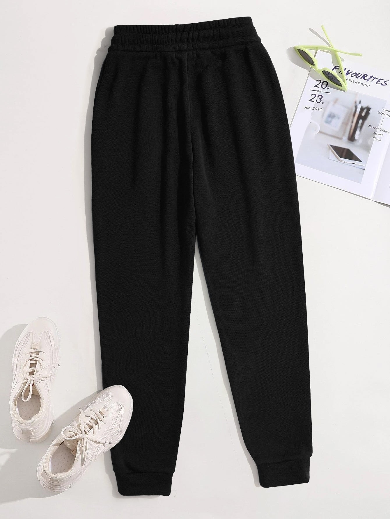 Positive Mind,Vibes,Life Print Men Street Elastic Waist Sweatpants Winter Autumn Joggers Pants Casual Fleece Trousers Unisex