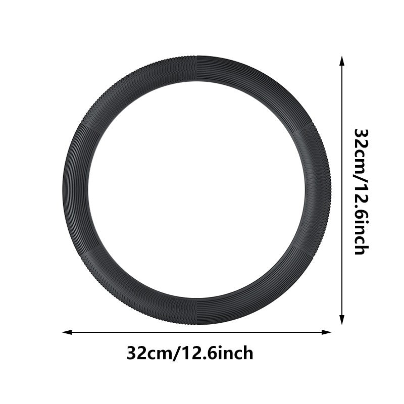 1PC automobile steering wheel cover without inner ring elastic liquid silicone four seasons universal tasteless handlebar cover