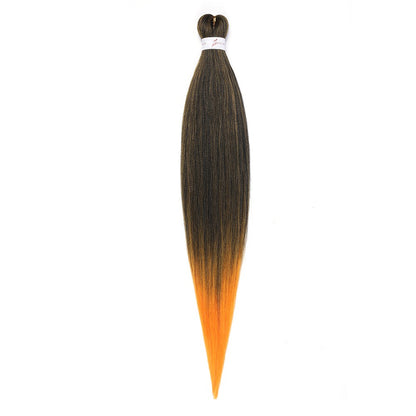Cabelo Sintético Trançado Pré-esticado Profissional Sem Coceira Fibra Que Sela Em Água Quente 30'' Ombre Textura Yaki Extensões de Cabelo para Trança
