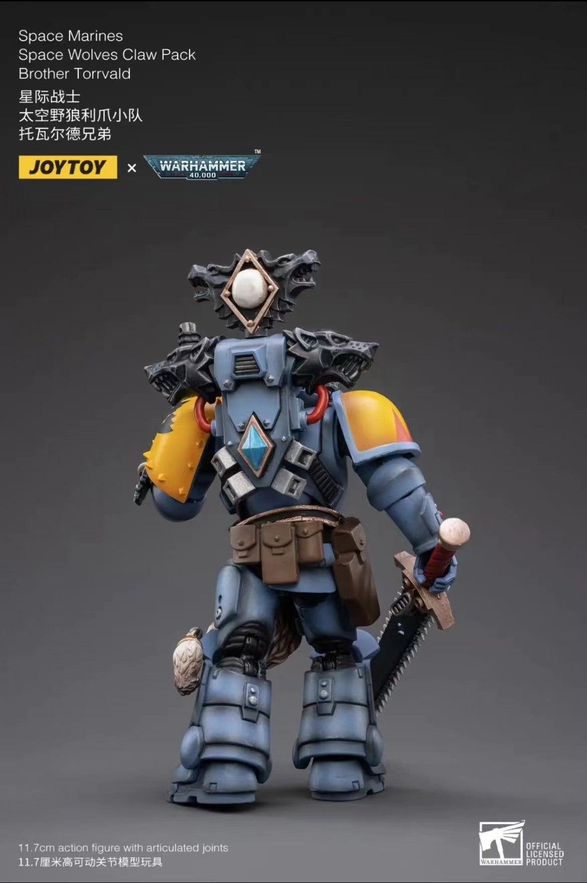 1/18 JOYTOY Action Figure 40K The Horus Heresy Space Wolves Figures And Mechas Logan Ghostwolf Anime Model Toy