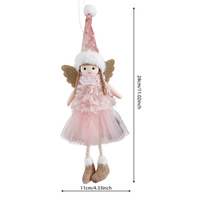 2024 New Year Gift Cute Christmas Angel Doll Xmas Tree Ornament Noel Deco Christmas Decoration for Home Natal Navidad 2023 Decor