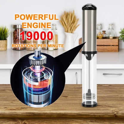 Espumador de Leite Elétrico Portátil Mini Batedor de Café Mixer de Cozinha Batedor de Ovos Ferramentas para Cappuccino Creme