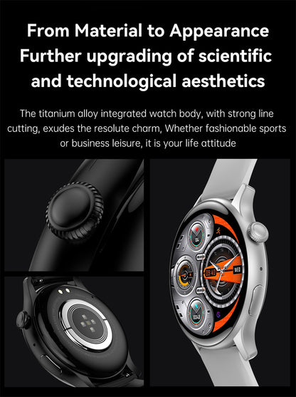 Smartwatch Feminino 2025 NFC Amoled HD GPS Monitor Cardíaco Bluetooth Ligações à Prova D'Água Para Mulheres Presente