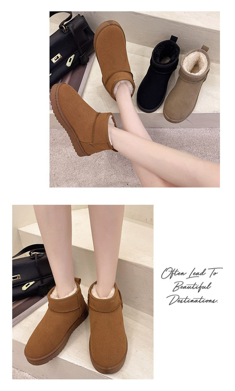 New 2024 Women Winter Ultra Mini Boot Designer Australian Platform Boots for Leather Warm Ankle Fur Booties Luxury Boots