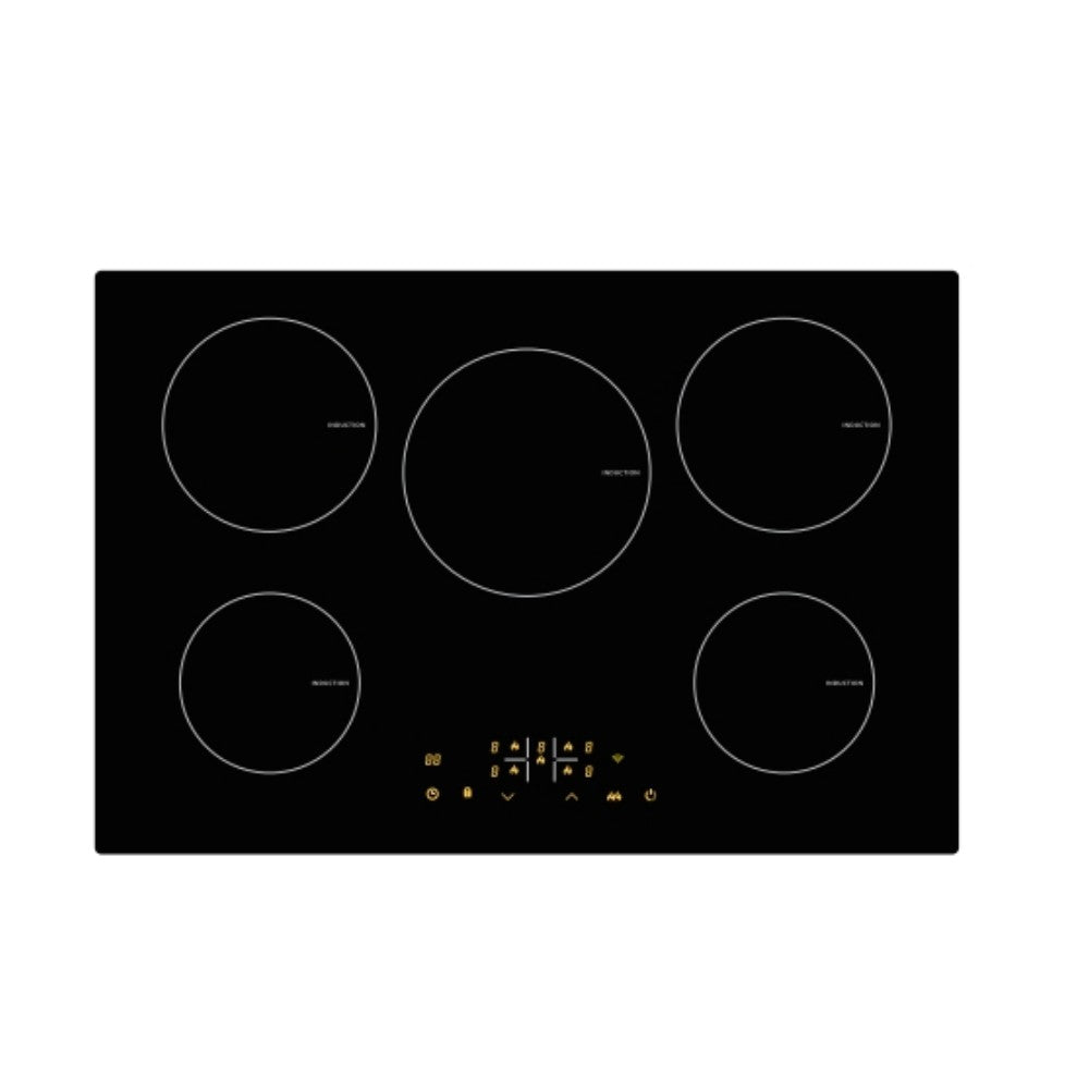 ALK Wholesale Portable 5-Burner Induction Cooker Smart China Built-In Waterproof Glass Housing for Household Use Electric Power