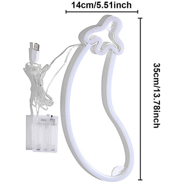 USB/Battery LED Neon Lights Sign for Wall Art Decor Heart Gaming Bar Bedroom Decoration Hanging Neon Sign Party Alien Night Lamp