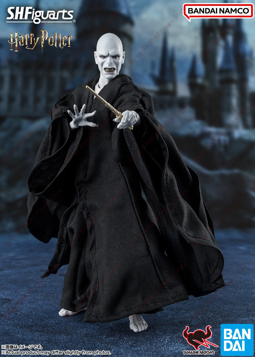 Em estoque BANDAI Harry Potter e o Cálice de Fogo Harry Potter Lord Voldemort Anime Action Figures Modelo Brinquedos Presentes de Feriado