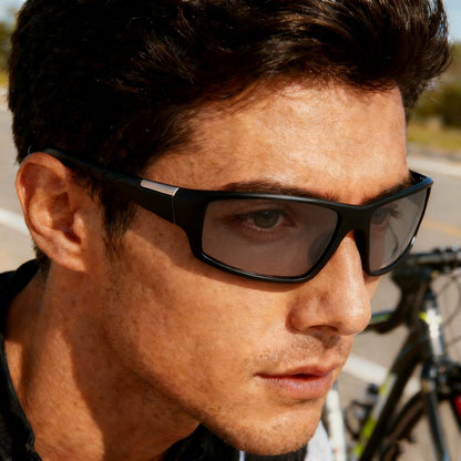 Óculos de Sol Fotocromáticos VIVIBEE Masculino Óculos Esportivos Pretos Feminino com Mudança de Cor Polarizados para Dirigir 2025 Óculos de Sol com Descoloração