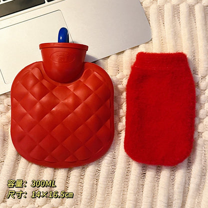 300/650ML Plush  Hot Water Bag  Winter Removable  Hot Water Bottle  Winter Hand Foot Warmer