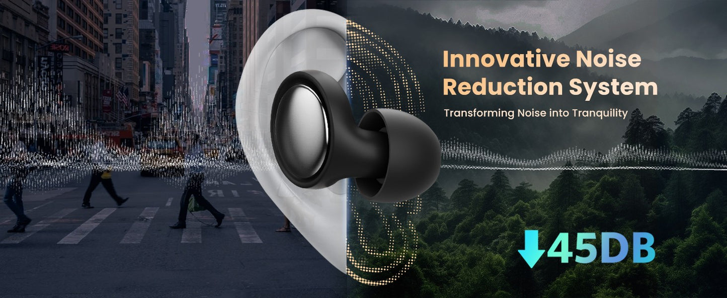 Eayburst Ear Plugs for Sleeping Noise Cancelling Silicone EarPlugs for Concerts Traveling Studying Focus Reusable Ear Protection