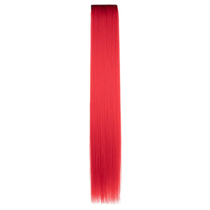 Clip in Hair Extensions Colored Party Highlights 30 inches Multi-colors Straight Hair Synthetic Hairpieces