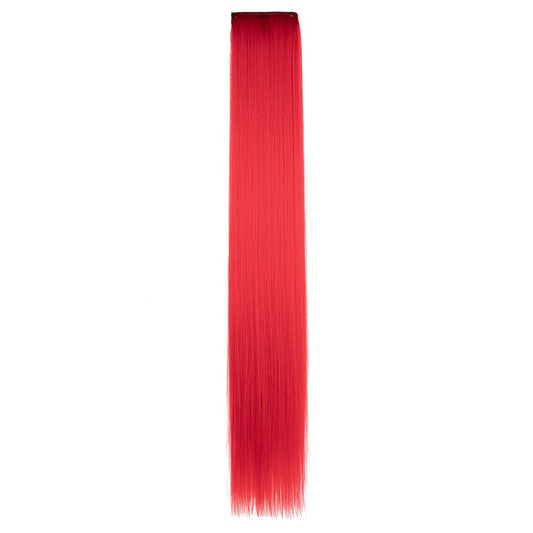 Clip in Hair Extensions Colored Party Highlights 30 inches Multi-colors Straight Hair Synthetic Hairpieces