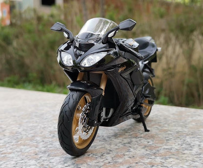 Maisto 1:12 Kawasaki Ninja ZX-10R Liga Modelo de Moto Simulação Diecast Metal Escala Modelo de Moto Brinquedo Infantil Presentes