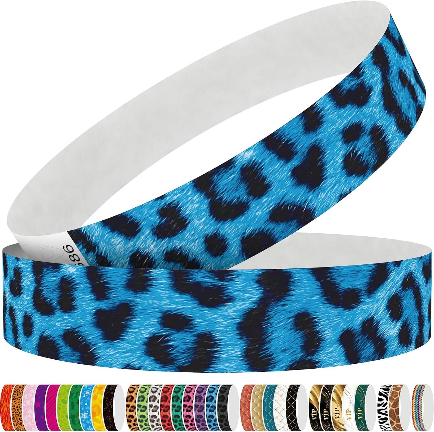 Red Flame 250pcs Tyvek Wristbands Colored Paper Event Wrist Bands Party Games Competitions Guest Gifts