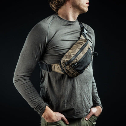 New Unisex Outdoor Sports Waist Pack Running Hiking Chest Shoulder Crossbody Bag for Men Women Lightweight Durable