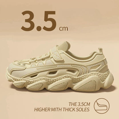 Summer Men's Super Light Sandals Waterproof Sneakers Slip On EVA Thick Sole Slides Fishing Driving Outdoor Jogging Flat Shoes