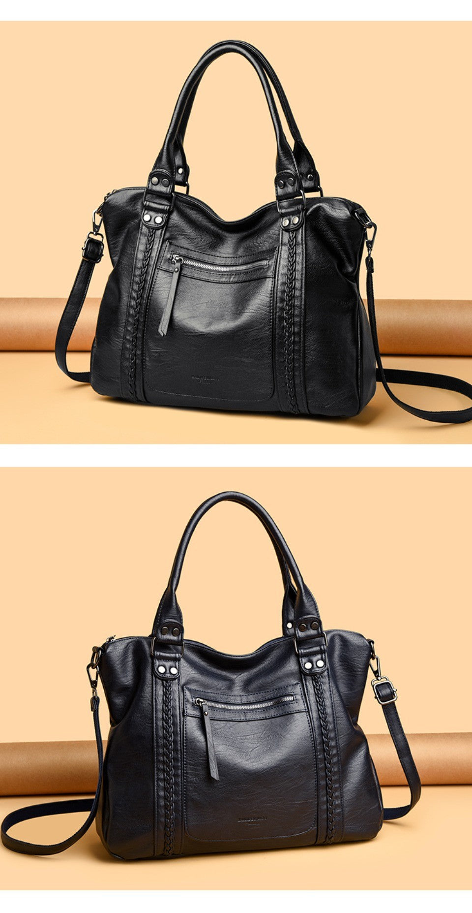 Genuine Brand Soft Leather Shoulder Crossbody Bags for Women Hot Luxury Handbag Women Bags Designer Casual Tote Messenger Bag