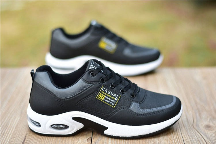 New Men Running Shoes Breathable Air Cushion Sneakers Men Outdoor Lace Up Walking Shoes Non-slip Men Sport Shoes Tenis Masculino