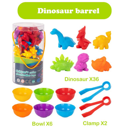 Animal series children's early education enlightenment counting toys teaching aids family cognitive classification toys