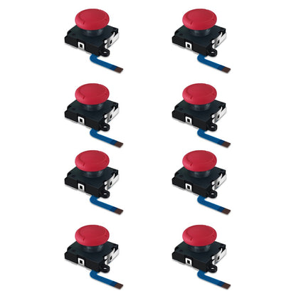 8pcs Replacement 3D Analog Joystick for Nintendo Switch/OLED/Lite JoyCon Thumb Stick Controller Repair Parts Accessory