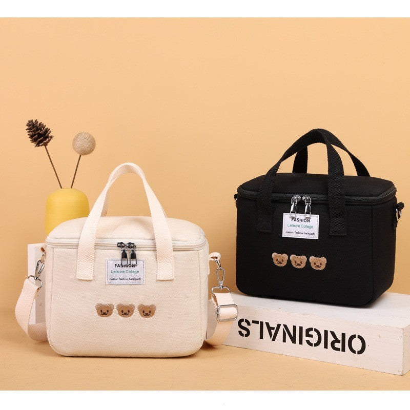 Cartoon Bear Mommy Bag Baby Feeding Bottle Cooler Bag Thermos for Children Thermal Infant Thermo Bottles Mother Kids