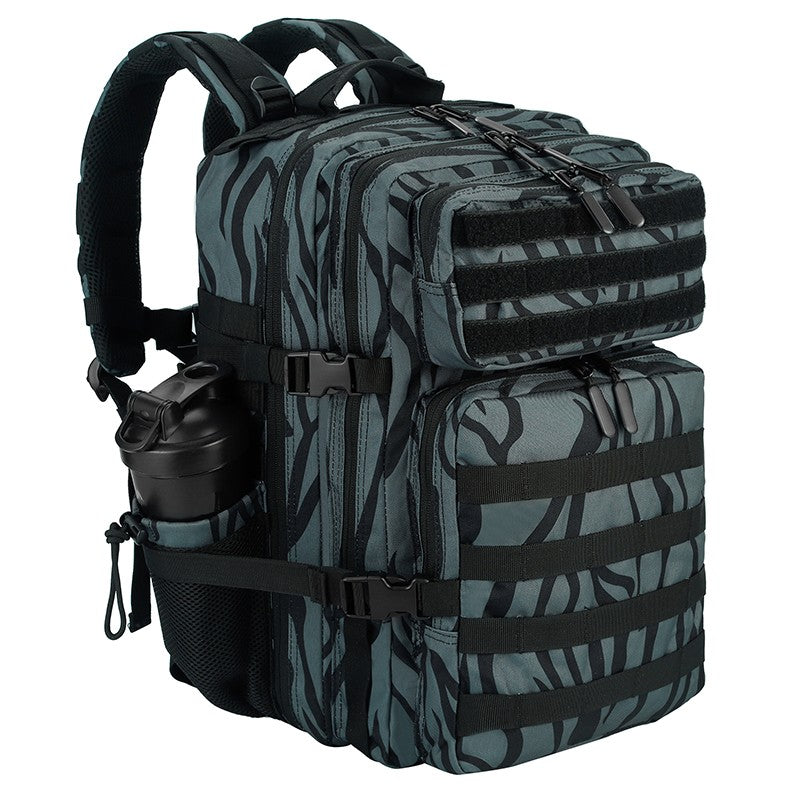 LHI Mochila Tática 45L/35L/25L para Homens e Mulheres, À Prova D'Água, Bolsa de Ginástica para Atletas, Mochila de Viagem para Caminhada ao Ar Livre com Porta-Garrafas