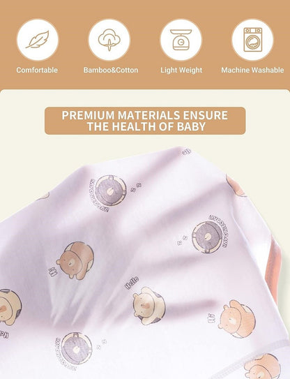 MICHLEY 3pcs Baby Short-Sleeve Rompers Long-Sleeve Jumpsuit Bodysuit Soft White Cartoon Infant Clothes Overalls  For Boys Girls