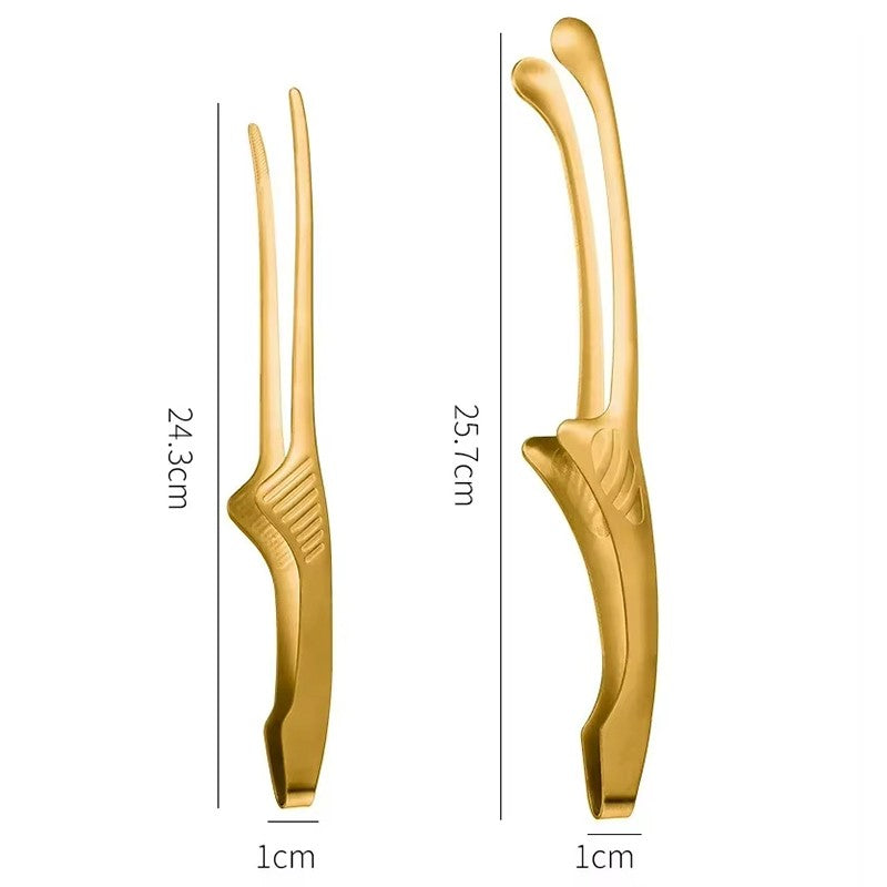 304 Stainless Steel Food Tongs Long Handle Non-slip Barbecue Tongs Steak Tongs Kitchen Cooking Tools Kitchen Accessories