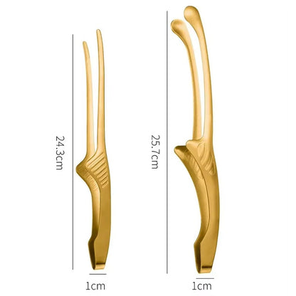 304 Stainless Steel Food Tongs Long Handle Non-slip Barbecue Tongs Steak Tongs Kitchen Cooking Tools Kitchen Accessories