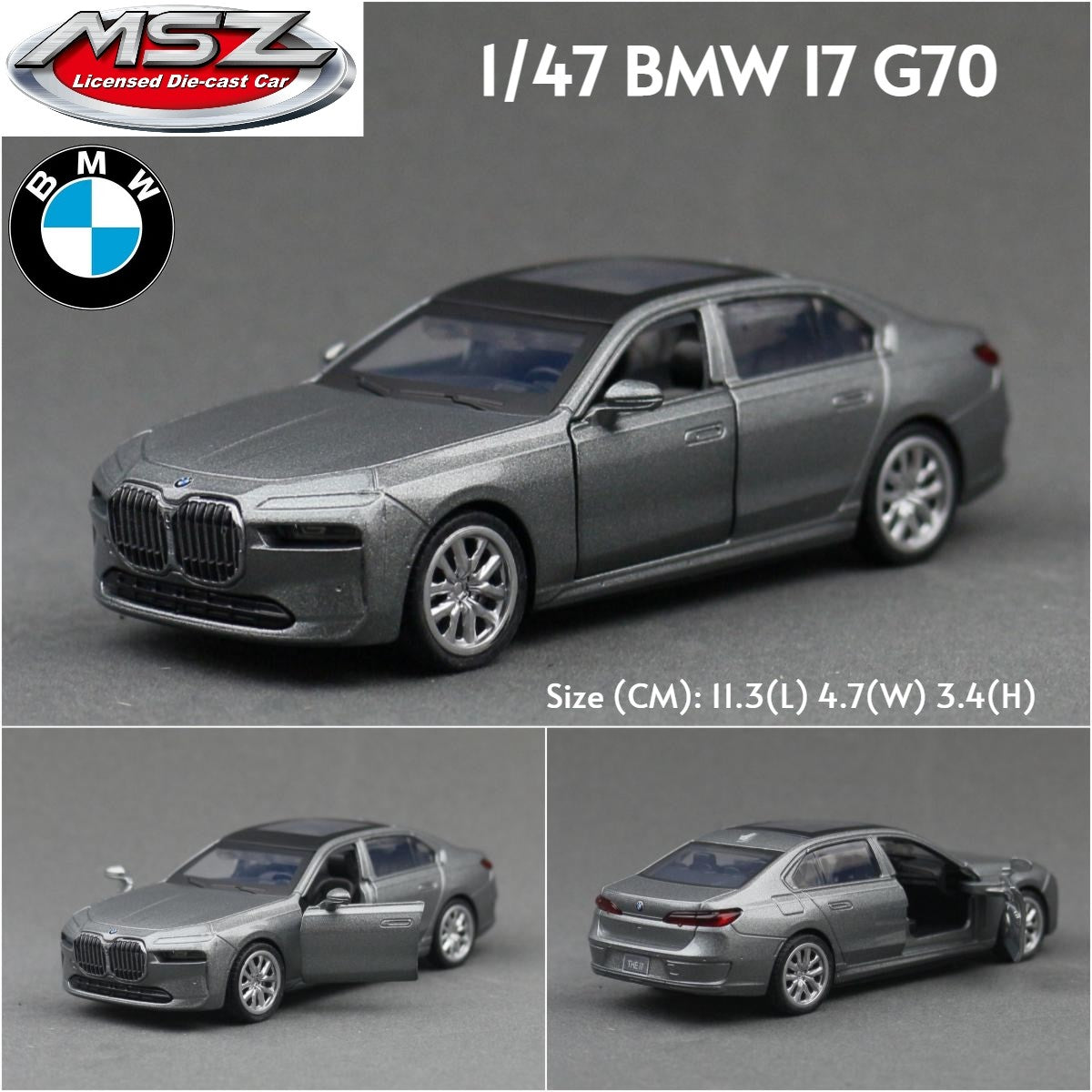 MSZ 1/43 BMW M3 M4 X6 X7 Mini Cooper SUV Carro Esportivo de Corrida Brinquedo Modelo Diecast Metal Miniatura Coleção de Fricção Presente Infantil