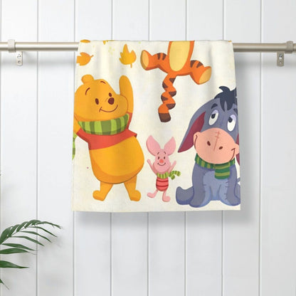 Winnie The Pooh Bear Piglet Merch Towel for Beach New Summer Microfiber Shower Towel No Sand Quick-Dry Surf Towels