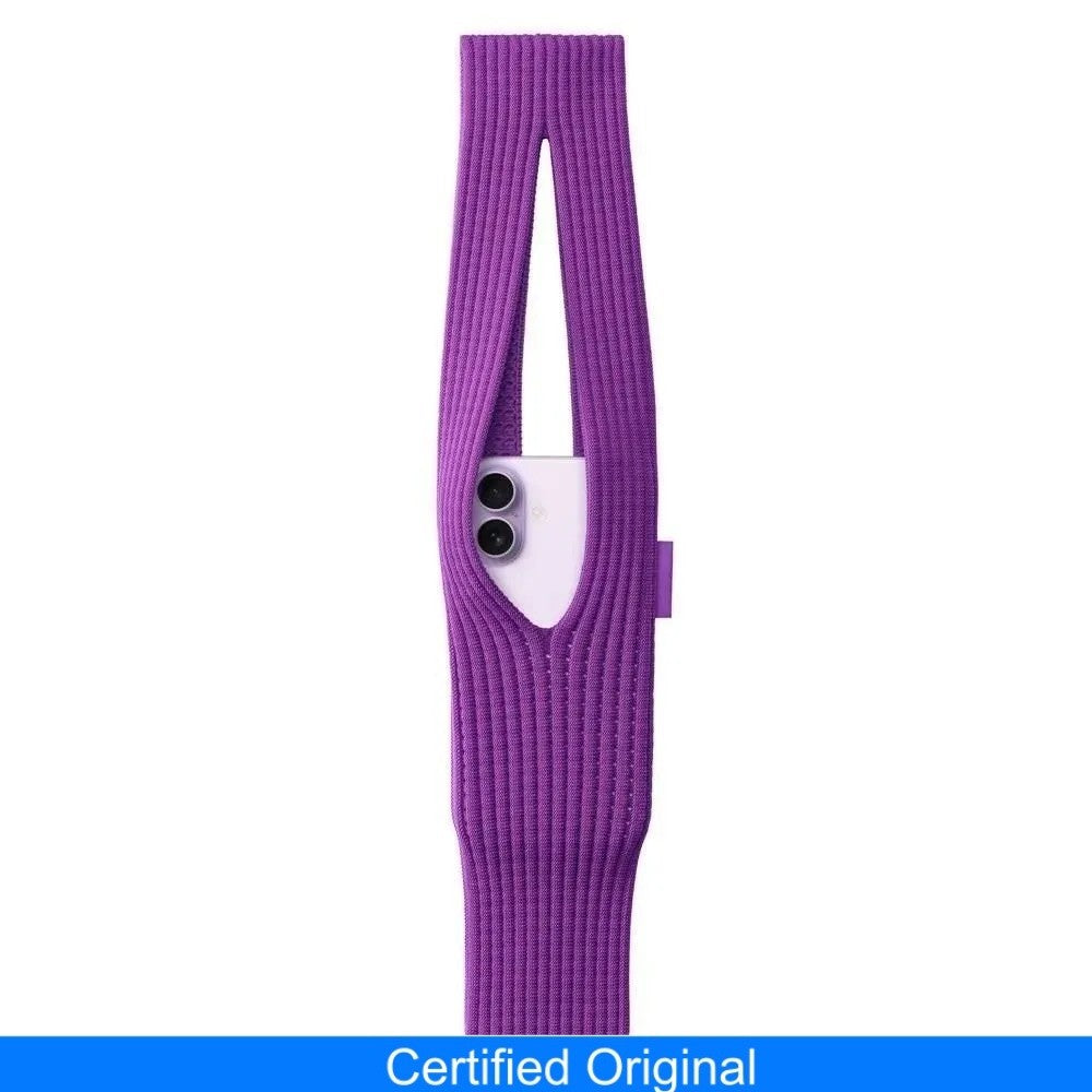 For Apple Devices Knitted Crossbody Bag Pet Lovers Christmas Gift with Winter Tech Accessory for iPhone iPad Stocking Stuffer