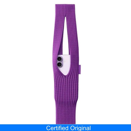 For Apple Devices Knitted Crossbody Bag Pet Lovers Christmas Gift with Winter Tech Accessory for iPhone iPad Stocking Stuffer