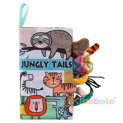 Soft Baby Books 0-6 Months Infants Toy 0 to 12 Months Crinkle Cloth Books For Newborns Stroller Toys Tummy Time  Sensory Toys