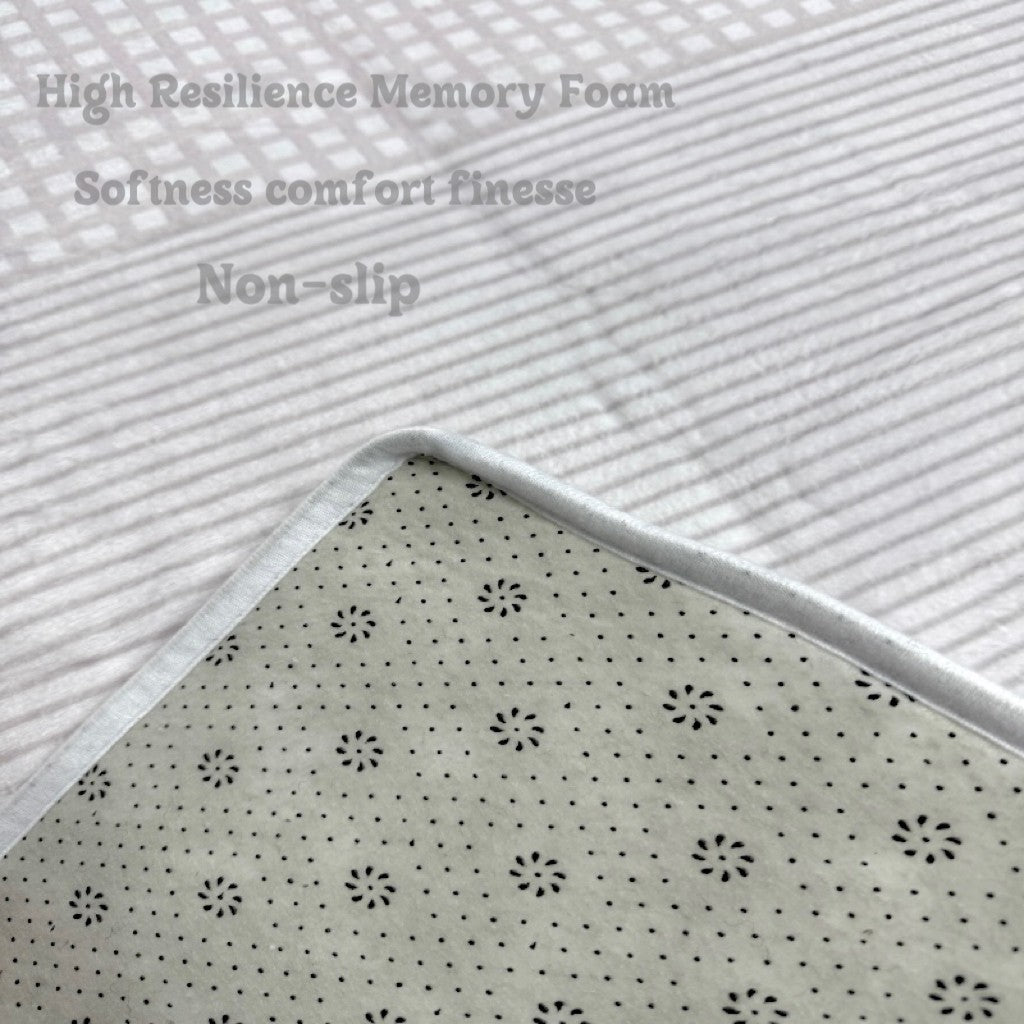 VIKAMA Christmas Reindeer and Snowman Pattern Non-Slip Living Room, Hallway, and Kitchen Runner Decorative Rug Home Decor